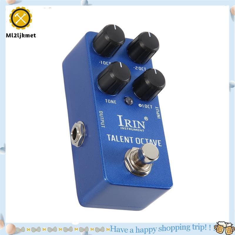 Pedal De Efeito De Guitarra De Oitava De Talento ml2ljkmet À Prova De 19 , 3 , Efeitos De Sons Separados , Pedais True B