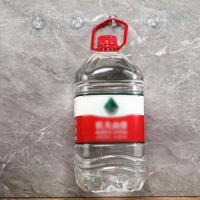 Mon Ganchos Adesivos Transparentes Funcionais Cabides Design Eficaz Para Uso Cozinha E Banheiro Casa