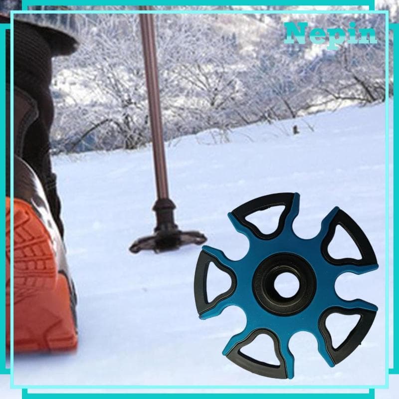 [Nepin] Cesta De Pólo De Trekking Ultraleve Protetor De Ponta De Floco De Neve Suporte De Lama De 9 Cm Para Montanha