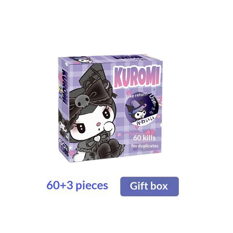 Adesivos Kuromi KT Cat para Diários Infantis, Criativos, de Alta Qualidade, Desenhos Animados Fofos, Impermeáveis