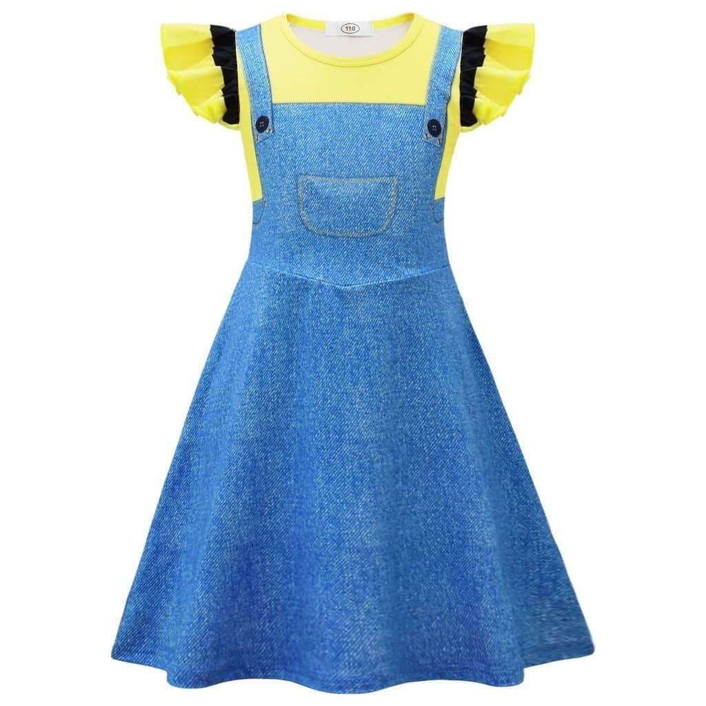 Vestido de Princesa de Verão para Meninas, Fantasia de Halloween para Apresentações Teatrais AIZL KJIE