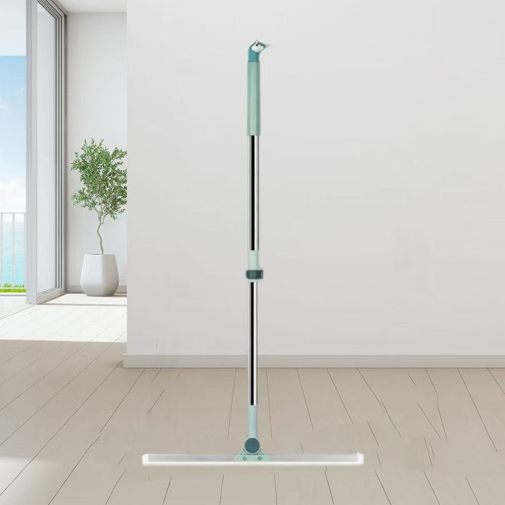 Rodo de Silicone Para Limpeza de Piso 2 em 1 - 1,00m Vassoura e Limpador de Vidros para Uso Duplo