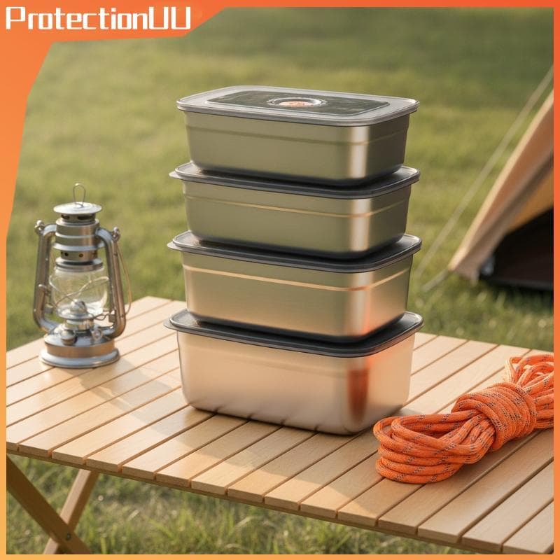 PROTE Bento De Acampamento Inoxidável À Prova De Vazamentos , Armazenamento Grande Para Geladeira E Freezer BR
