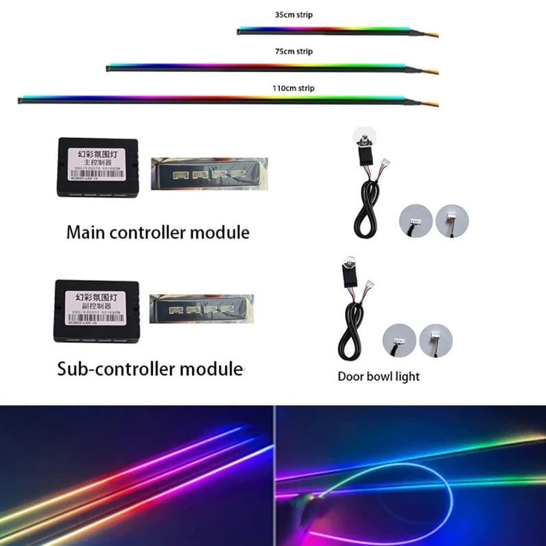 Boa sorte mais recente motores gerais atmosfera peças de luz atmosfera peças luz RGB 213 cores sinfonia acrílico barra l