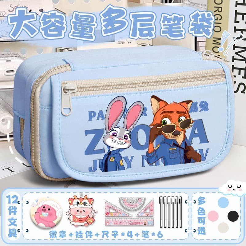 Zootopia Estojo De Três Camadas Coelho Oficial Nick20260802