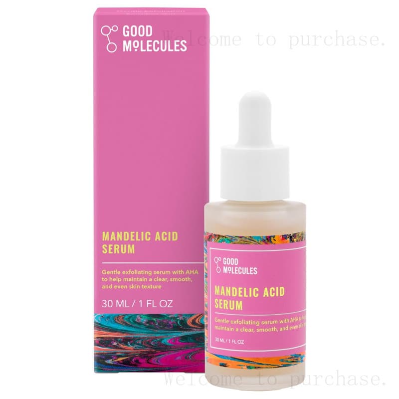 Sérum de Ácido Mandélico Good Molecules - Sérum Esfoliante Facial Suave com Ácido Hialurônico Ultra Hidratante - PHAs Es