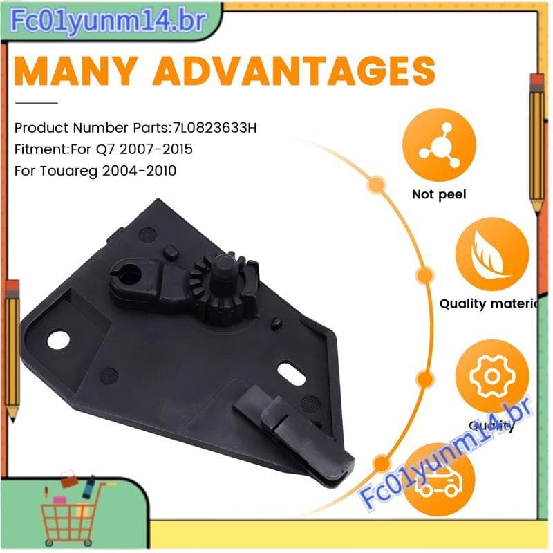 Alça De Liberação Do Capô Carro , Base Da 7L0823633H Para Q7 2007-2015 2004-2010