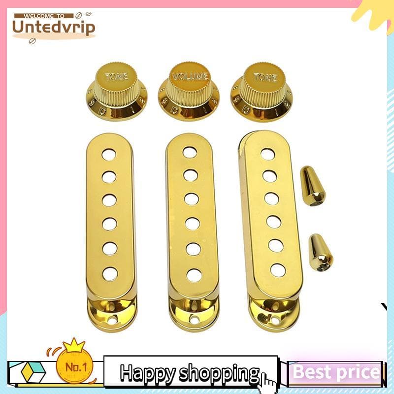 Tampa Do Interruptor De Engrenagem Para/SQ Três-Único Guitarra Elétrica Captador Escudo Conjunto De 8 Peças Ajuste De To