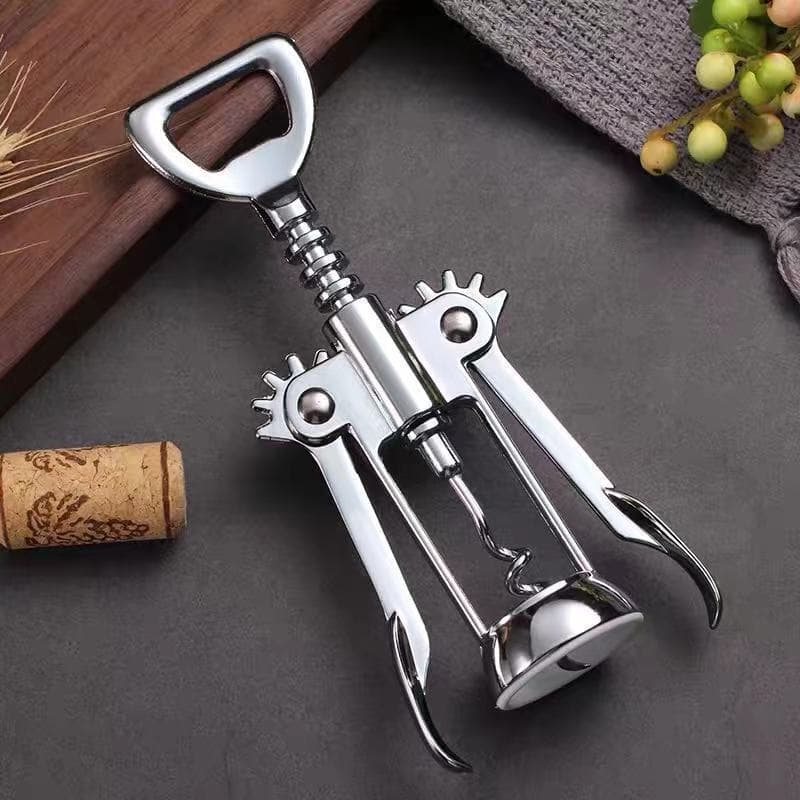 Abridor de vinho doméstico multifuncional vinho tinto cerveja abridor de vinho High-End chave de fenda vermelho