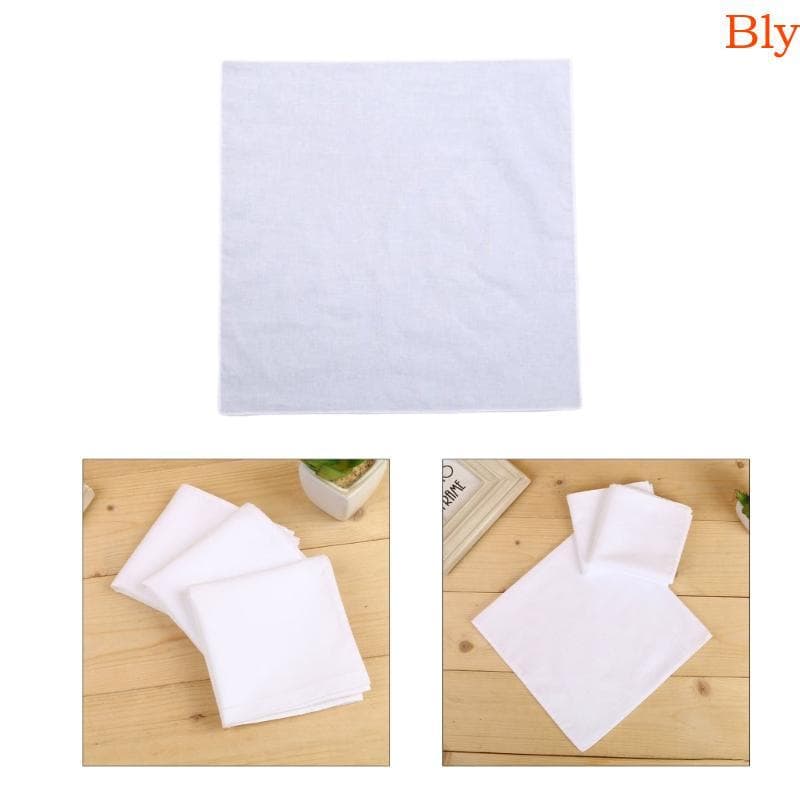 Bly 28x28cm Homens Lenços Sólidos Bolso Toalha Quadrada