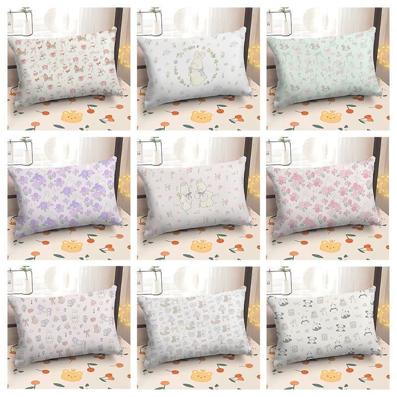 Almofada de fronha Floral pequena estilo creme 30 * 50 capa de sofá retangular quarto sofá capa de almofada de carro