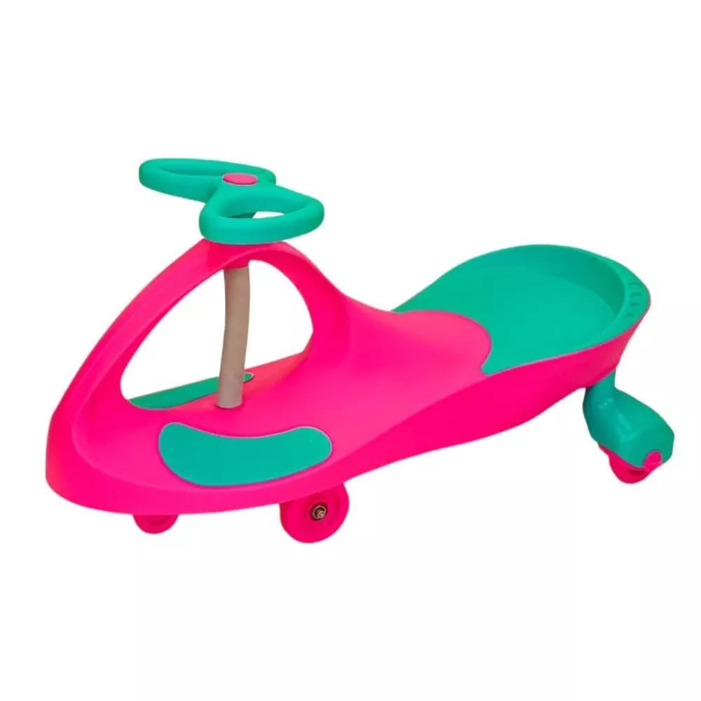 Carrinho Super Car Unitoys 1509 Rosa e Verde Gira 360 Graus