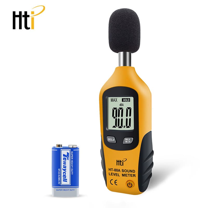 GOYOJO Testador De Ruído Digital De Alta Definição Com Display LCD Dispositivo Microfone Condensador Polarizado De 1/2 P