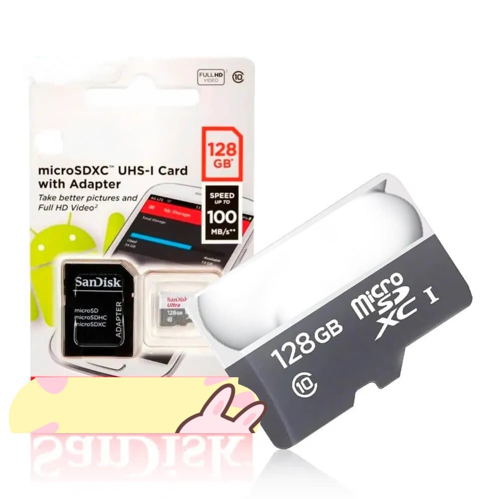 Cartão de Memória  128GB 100mb/s Classe 10 Micro sd para smartphones notebooks