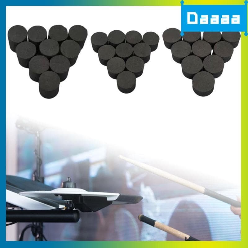 [Zzxitwyq] Almofadas De Bateria Eletrônicas De 10 Peças Acessórios Para Instrumentos De Percussão Gatilho Eletrônico Com
