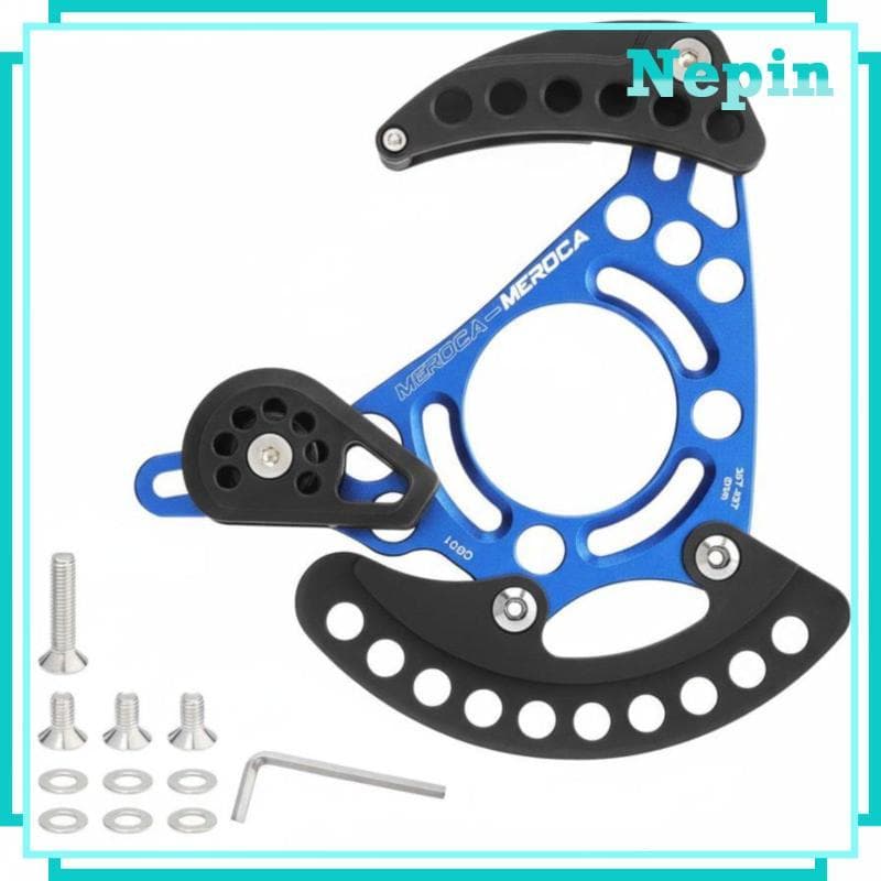 [Nepin] Guia De Corrente De Montagem ISCG05 Acabamento Anodizado Coroa Única Preta Iscg03-05