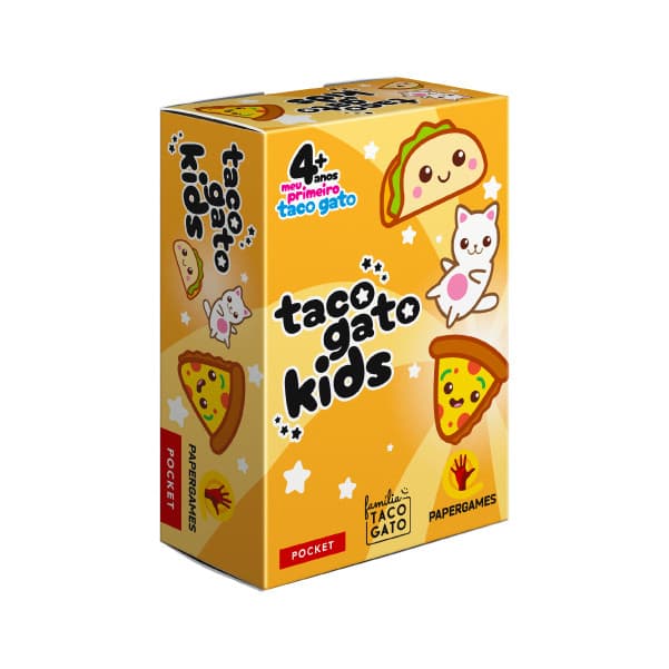 Jogo Infantil Taco Cat: Meu Primeiro Taco Cat (Família Taco Cat) - Jogo de Cartas - Papergames IBDX