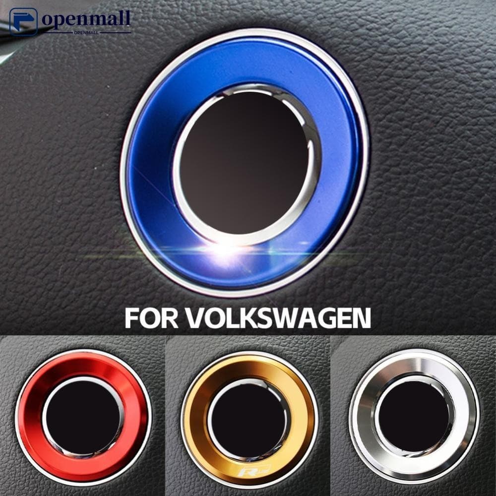Anel Decorativo para Volante de Carro, Acessório de Estilo para Volkswagen VW Golf 4 5 Polo Jetta Mk6 JBIE