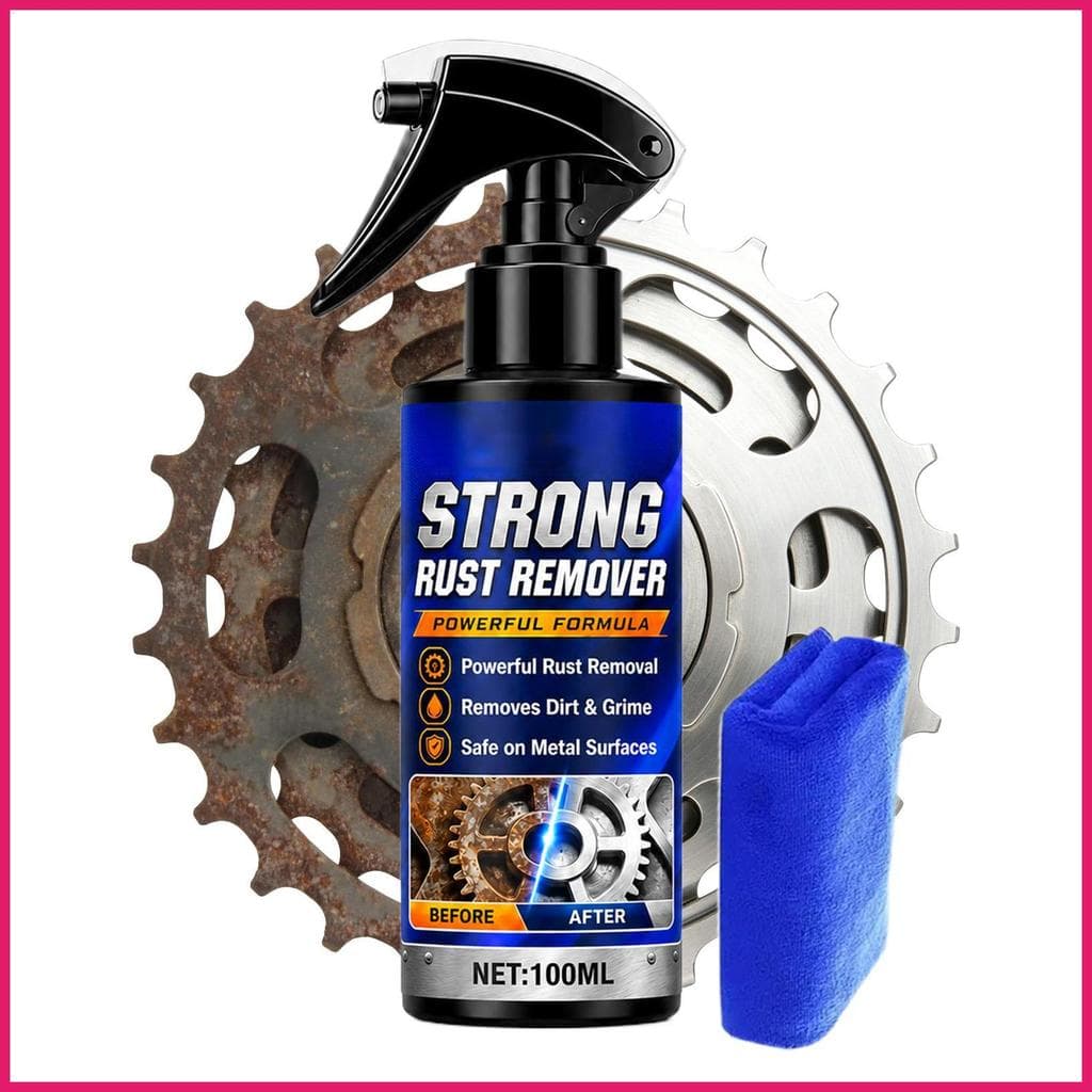 Removedor De Ferrugem Para Carro , 100ml , Ação Rápida , Portátil , Longa Duração , Com Toalha , Spray Dissolvedor Repar