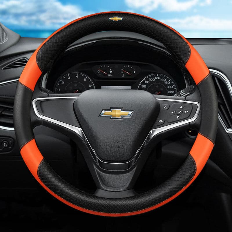 Capa de Volante de Carro Chevrolet Sem Cheiro, em Couro Microfibra, Acessórios Antiderrapantes para Chevrolet Malibu, Ca