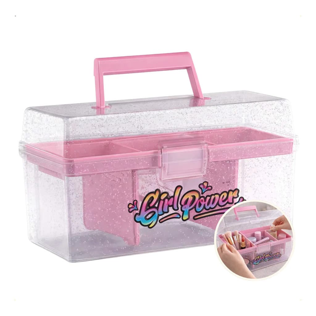 Mini Frasqueira Maleta Organizadora Maquiagem Esmalte 1,5l