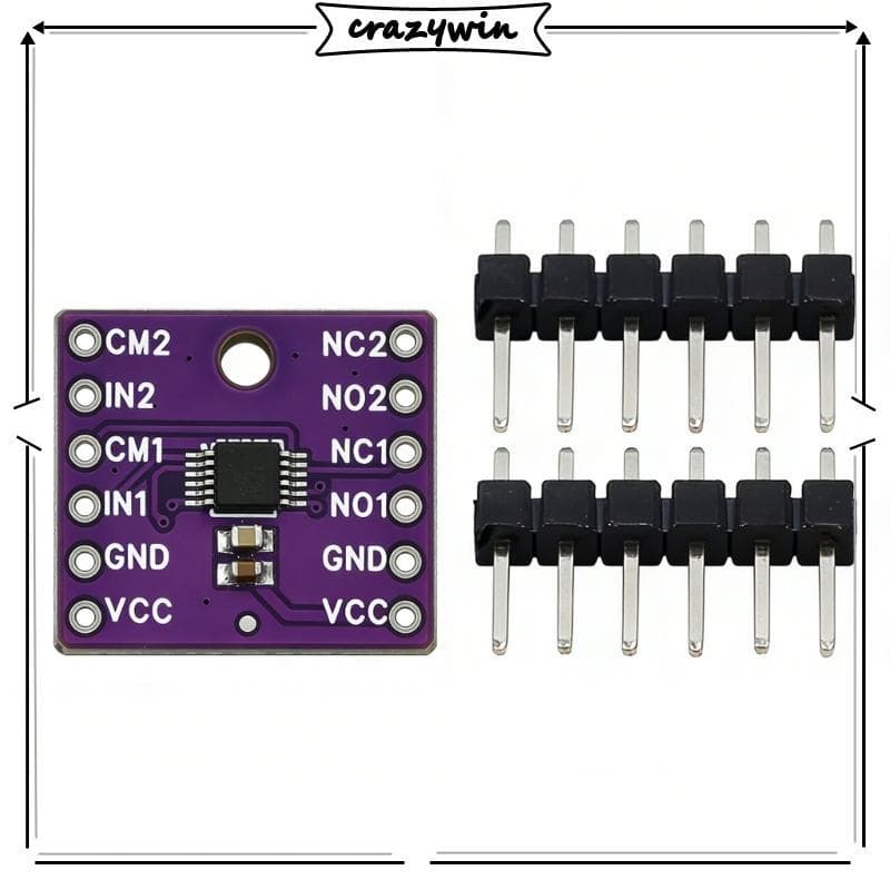 Módulo Interruptores Analógicos CAPA TS5A23157 Suporta Amostragem Sinal E Transmissão Som Baixa