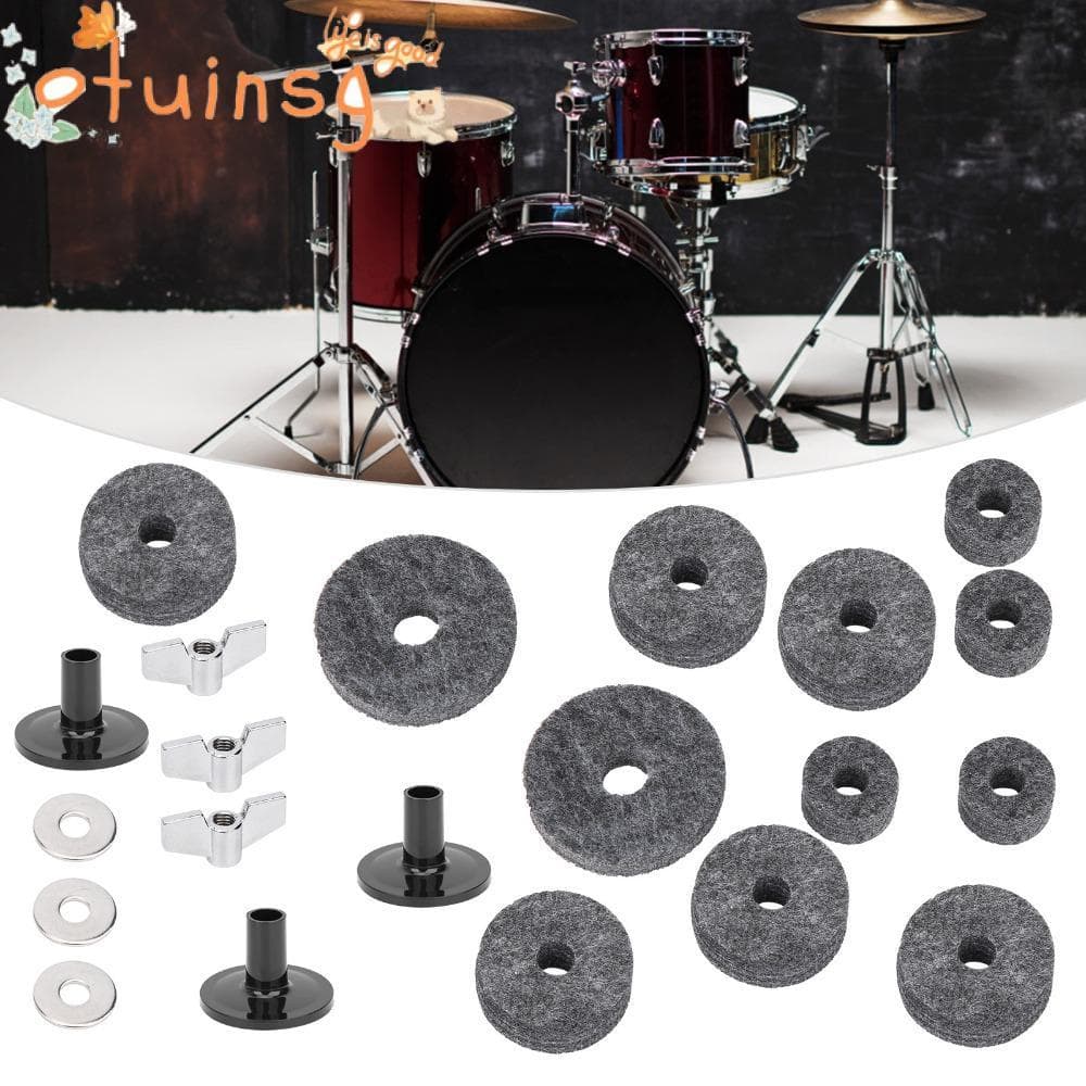 Conjunto De Acessórios De Prato OTUINSG 42 Peças , Feltro + Plástico + Metal Cinza + Prata + Preto Kit De Almofada De Ta