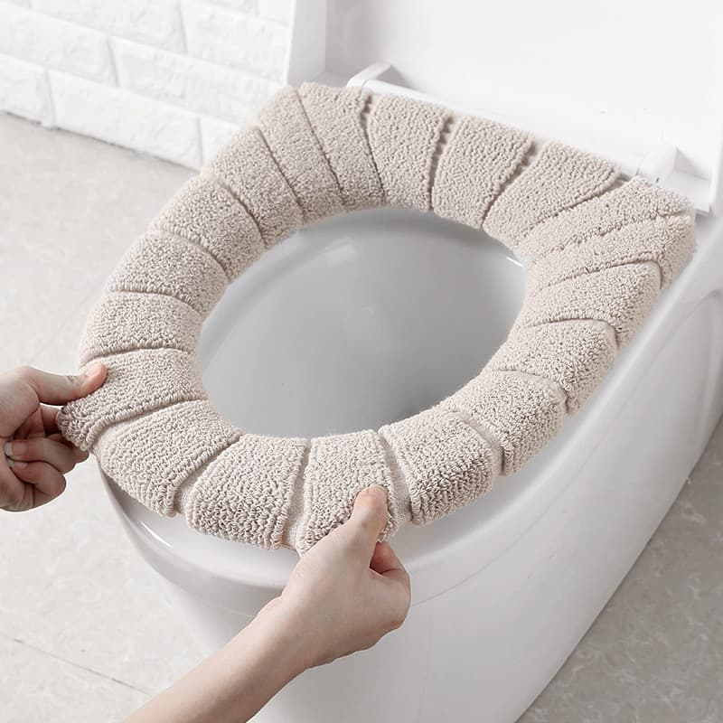 Assento de almofada de vaso sanitário grosso Universal capa de toalete inverno quente capa de almofada de toalete assent