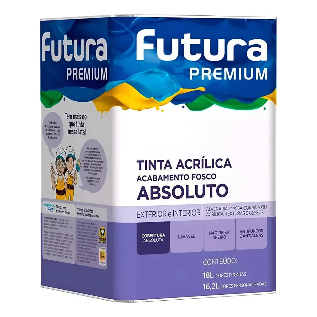 Fundo Preparador de Paredes Base Água Futura 18L