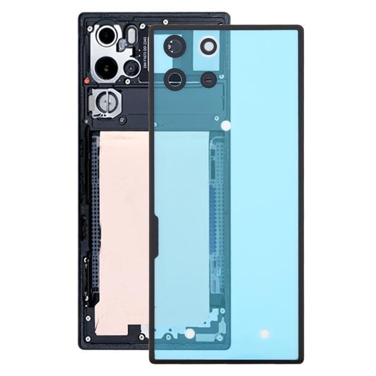Estoque Pronto Para ZTE nubia RedMagic 10 Pro Tampa Traseira Da Bateria De Vidro (Preta)