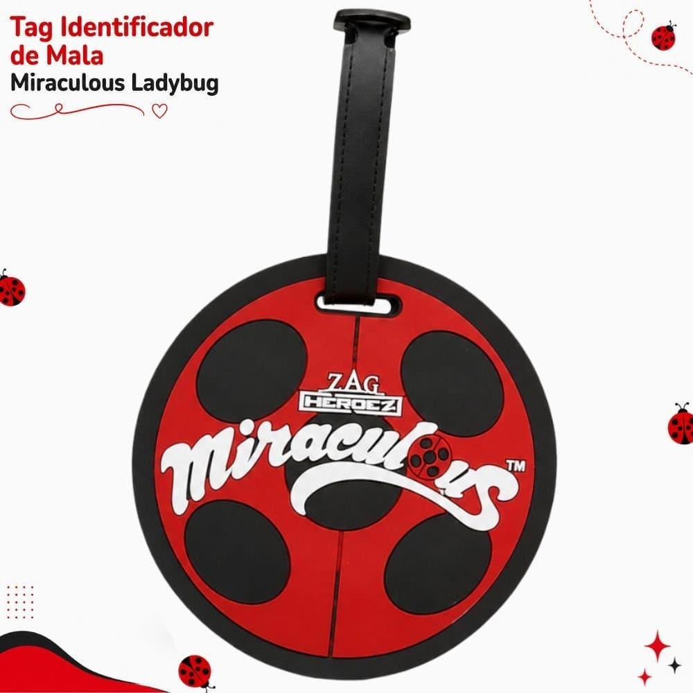 Tag Identificadora De Mala Miraculous Ladybug Pacific