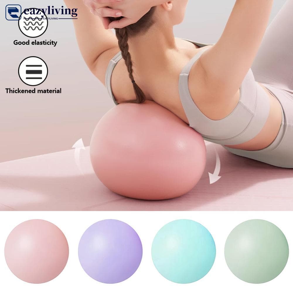 EAZYLIVING 25cm Tipo Engrossado Ginásio Yoga Fitness Bola Anti-Explosão Diâmetro Pilates Treino Mini Escultura Pernas E