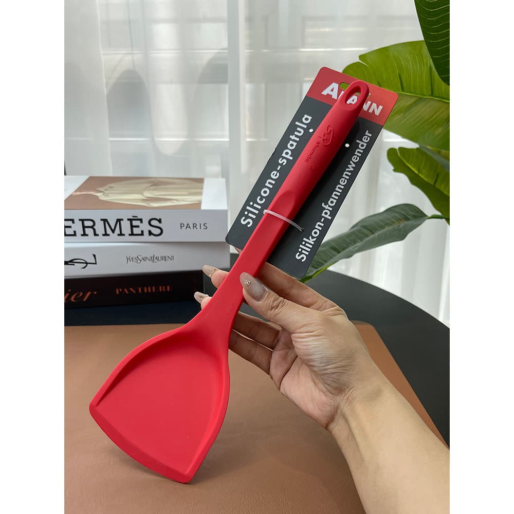 Exportado para a Alemanha Espátula de Silicone de qualidade alimentar resistente a altas temperaturas Panela antiaderent
