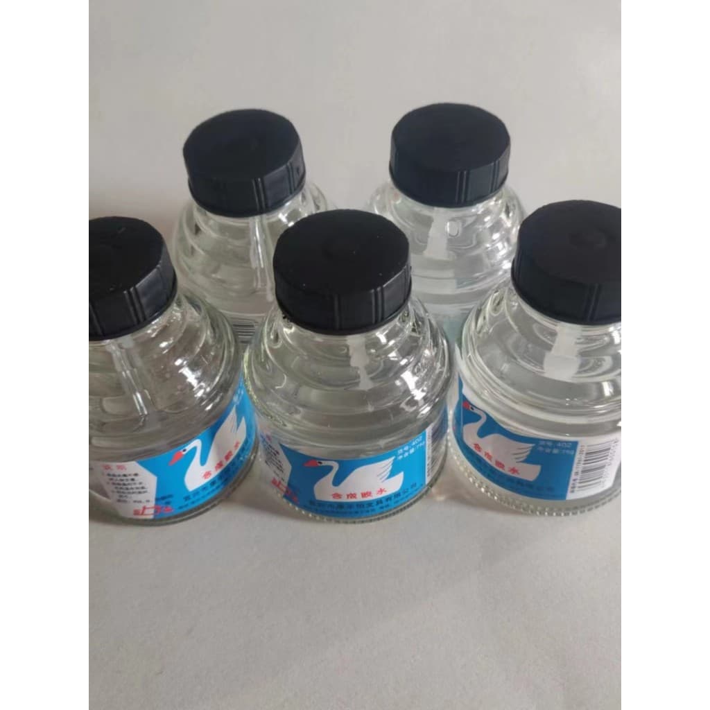 Cola de cisne pintada para garrafa de vidro Shangwen