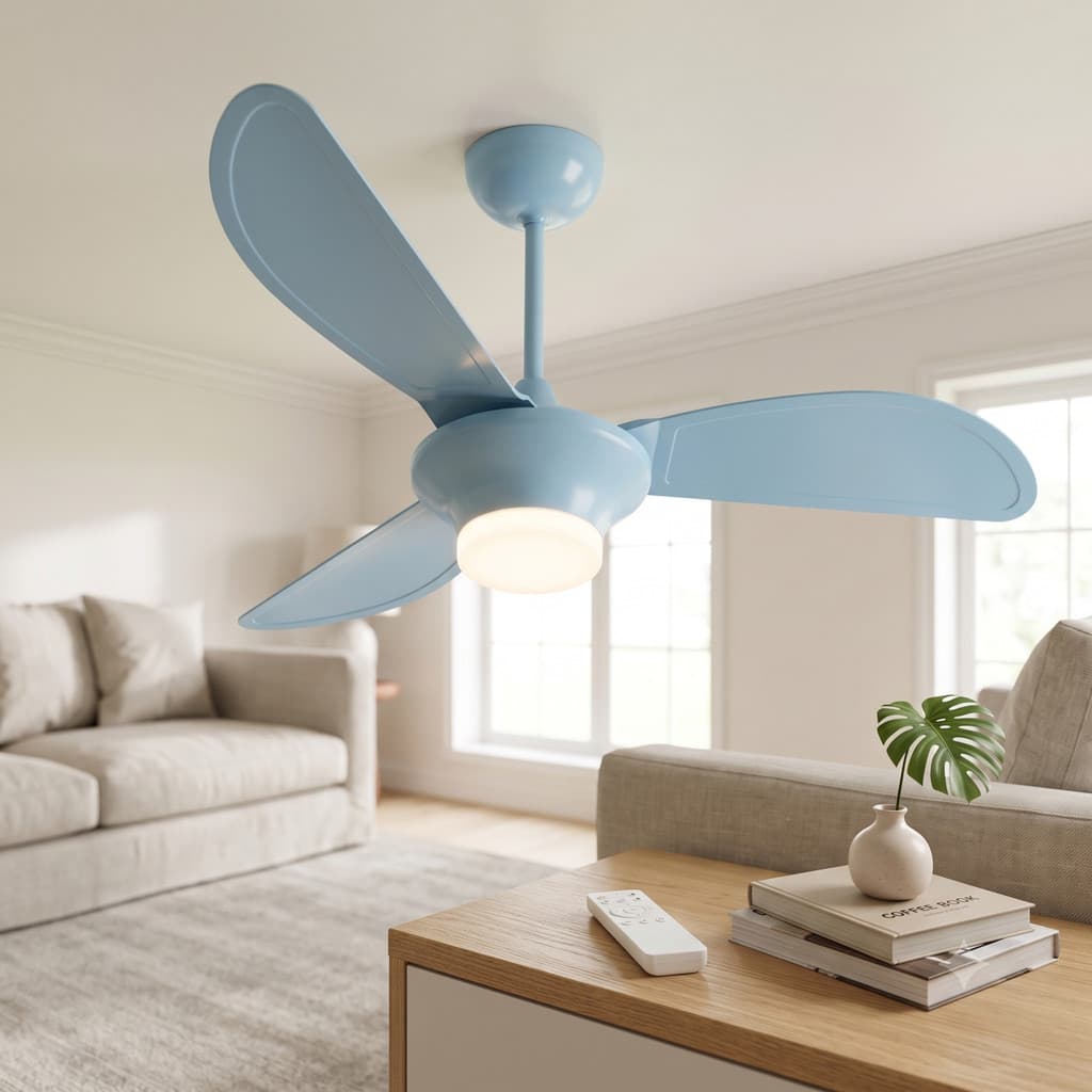 Ventilador de Teto Ventisol Mistral Branco Inverter Bivolt Casa Sala Moderno potente