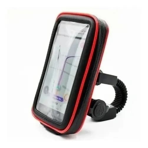 Suporte Celular Case Permeável Carrega Smartphone Usb Moto