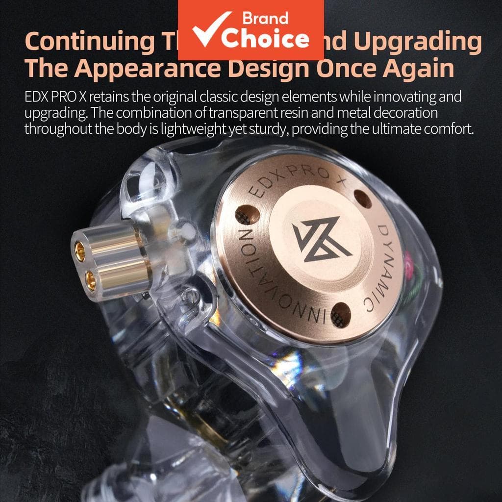 KZ EDX PRO X Fones De Ouvido Dynamic Drive HiFi Bass Esportivos Música Com Cancelamento De Ruído Intra-Auriculares Fio P