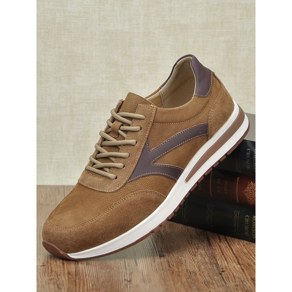 Retro Forrest Gump sapatos de treinamento alemão masculino 2026 novo estilo couro genuíno respirável esportes sapatos ca