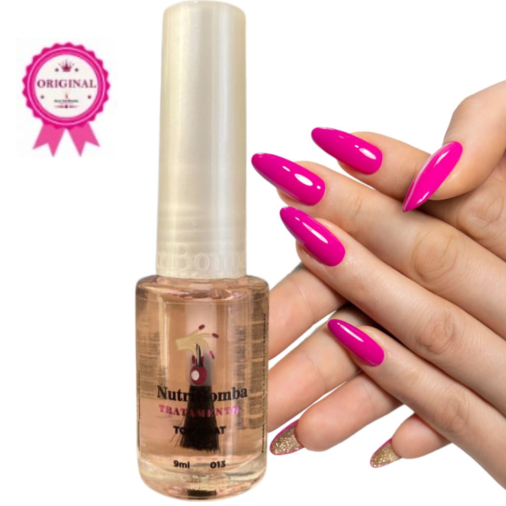 Top Coat Selante de Esmaltes Nutribomba Unhas Secagem Rápido Original