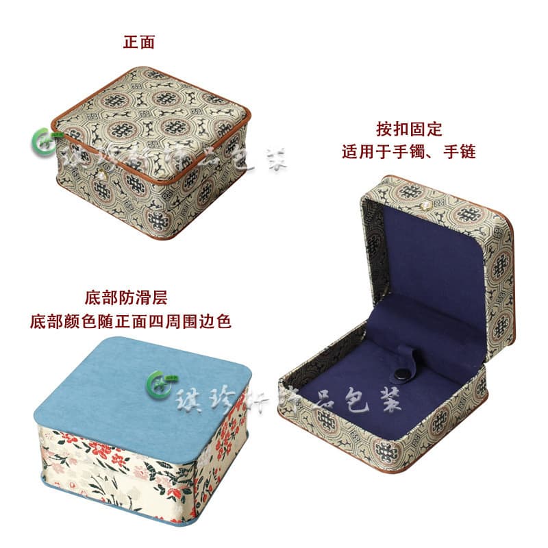 Joias pendentes de tecido bordado em estilo chinês, pulseira bordada com a imagem "Cena do Rio no Festival de Qingming",