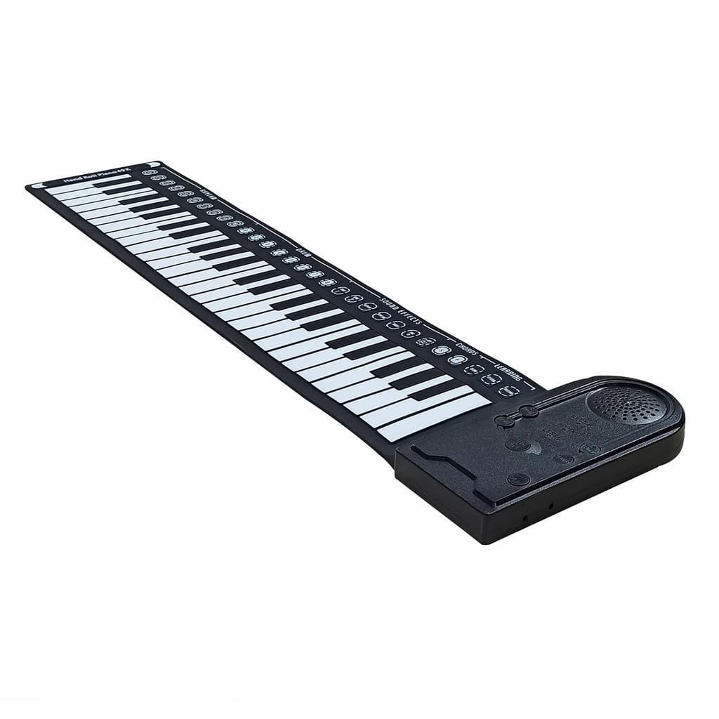 Teclado Piano Musical Roll Up Flexível Para Iniciantes