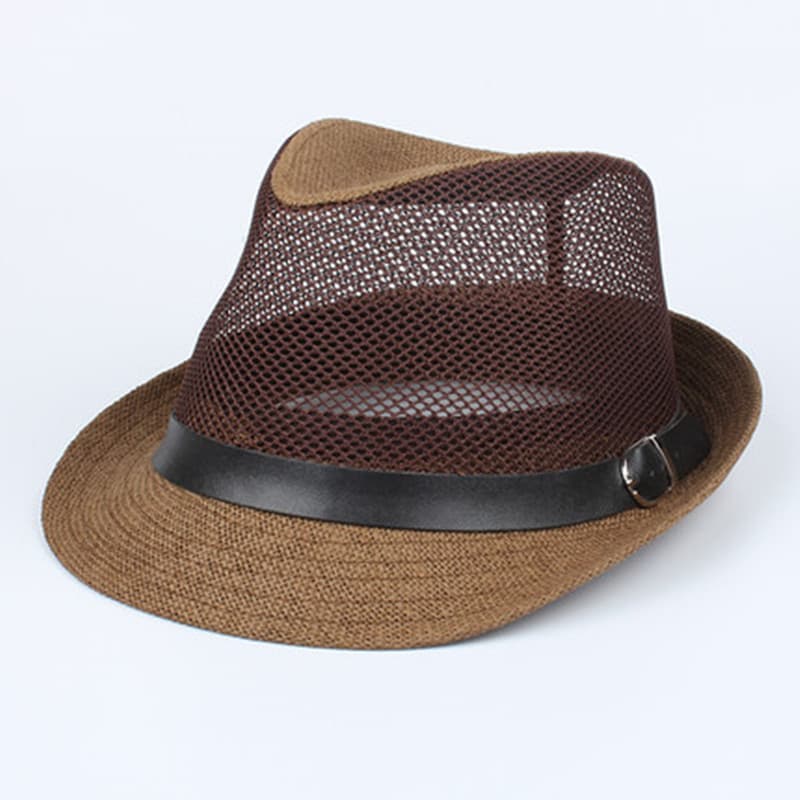 Chapéu de idosos de meia-idade masculino verão chapéu novo estilo pai protetor solar chapéu de sol cavalheiro britânico