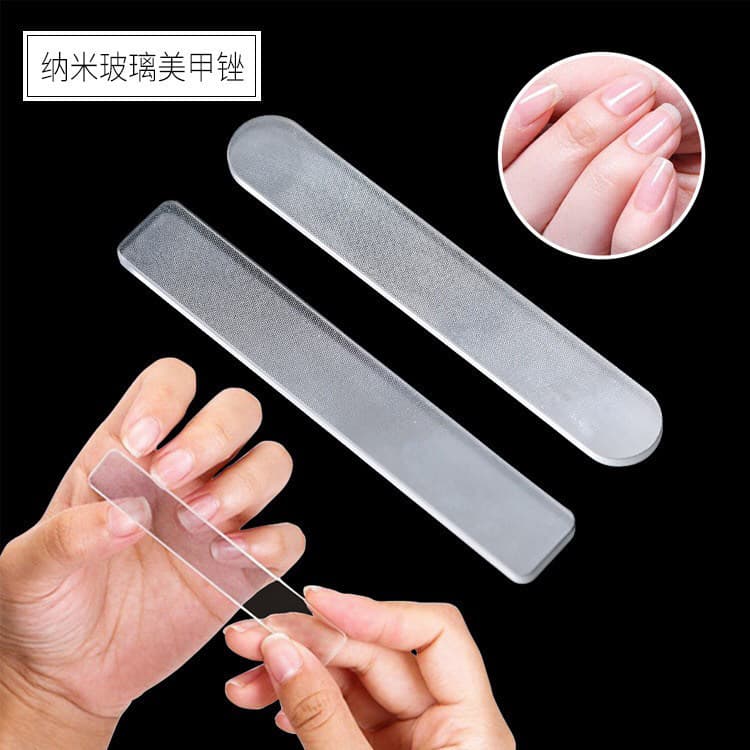 Ferramentas de Manicure Nano polimento arquivo de unhas arquivo de polimento tira de polimento de vidro coreano lavável