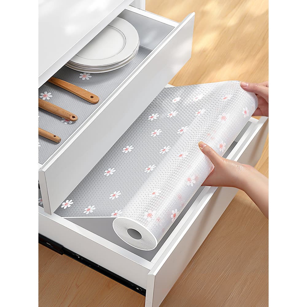 Qingzaki gaveta esteira armário de papel à prova dwaterproof água à prova de umidade esteira armário de cozinha guarda-r