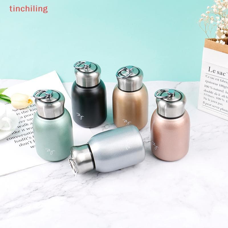 Tinchilingxv12 Mini Frascos A Vácuo De Café De 300ml Linda Garrafa Térmica Portátil Para Viagem Copos Garrafas De Água