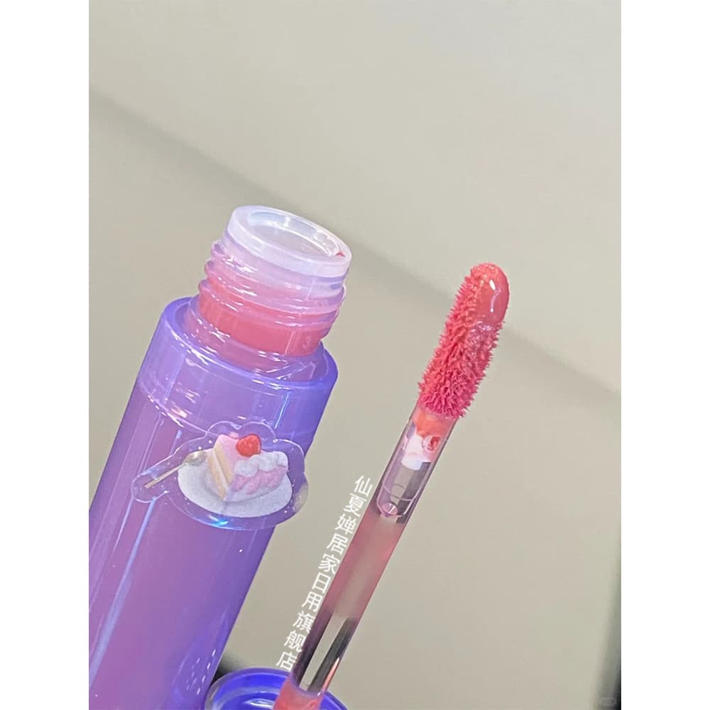É o charme do luar branco?Brilho labial brilho labial espelho Toot lábio vidro barato brilho labial batom brilho labial