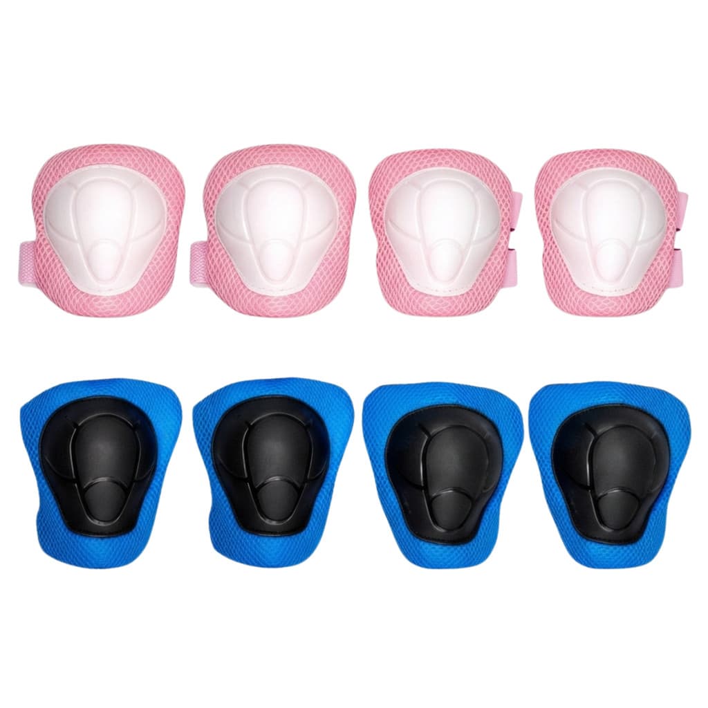 Kit Proteção Infantil GTA Azul/Rosa Joelheira e Cotoveleira