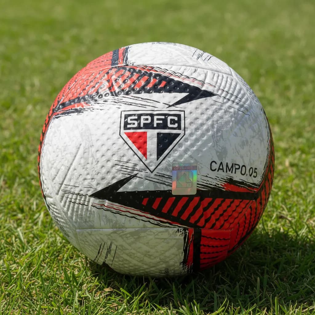 Bola Time São Paulo Futebol Campo N5 Oficial Licenciada 2026