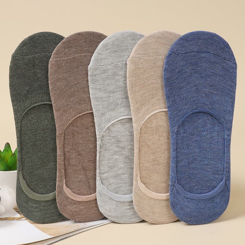 10 pares meias de boca Ultra rasa meias invisíveis masculinas meias de cano baixo meias invisíveis meias de algodão de c