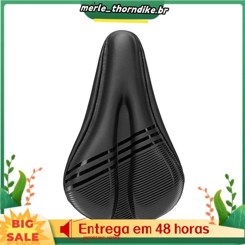 Capa De Selim De Bicicleta À Prova D'água , Almofada De Assento Confortável , Espuma De Silicone , Acessórios